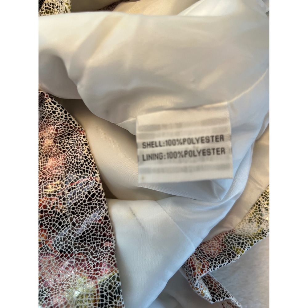 Bagatelle Women's Metallic Floral Blazer Jacket Size M - Picture 6 of 7